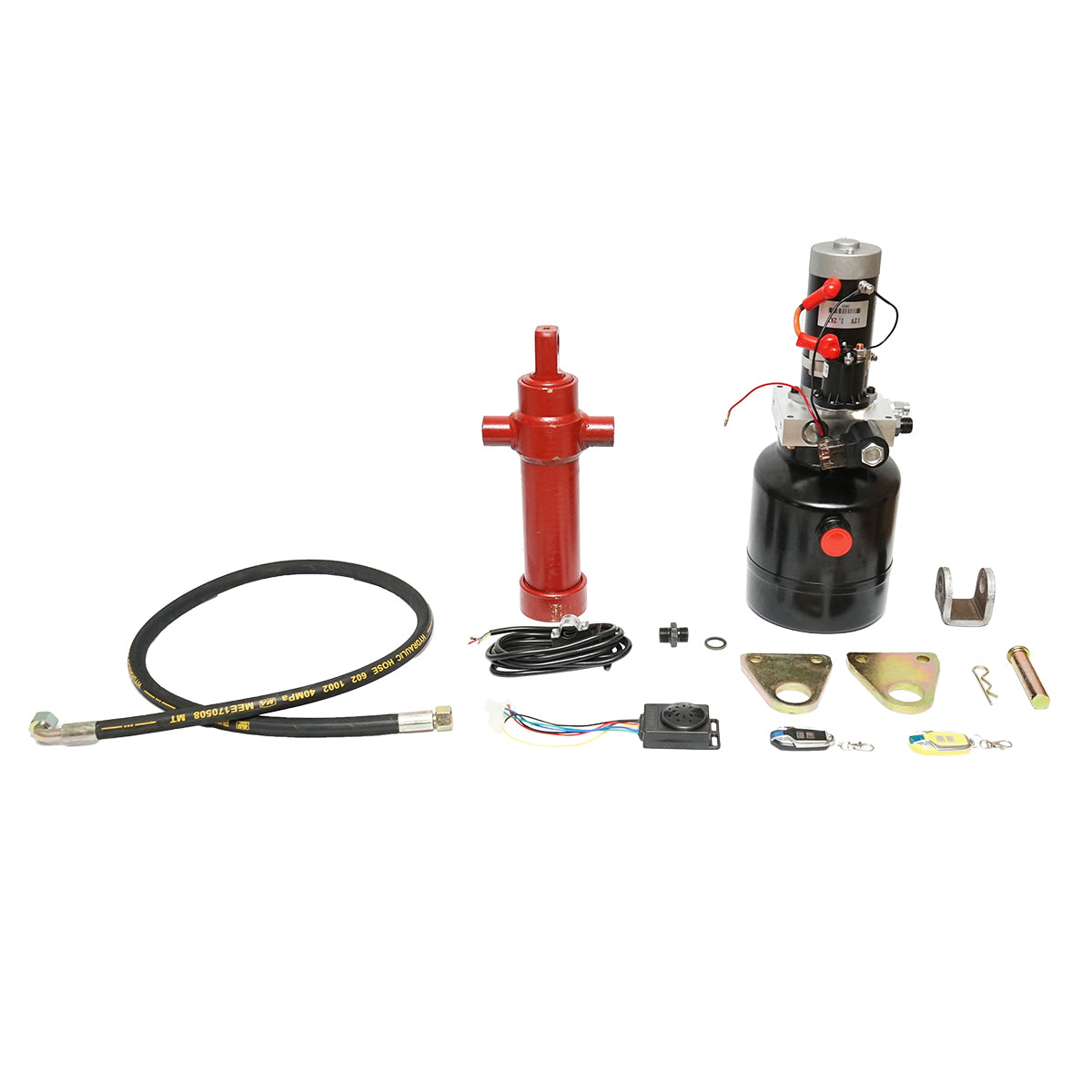 2-ton hydraulic tipping kit with wireless remote control 12V/1.2KW